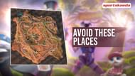 Players should avoid hot-drop locations in Free Fire (Image via Sportskeeda)